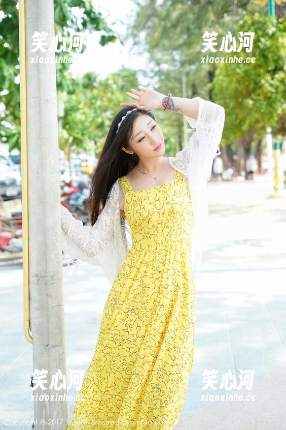 尤蜜荟 - 最新套图！玥儿玥er的和服让我想到了樱花…