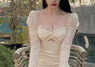 微密圈 - 欣赏徐莉芝的完美套图，枣红裙+黑丝的搭配来得意外惊艳